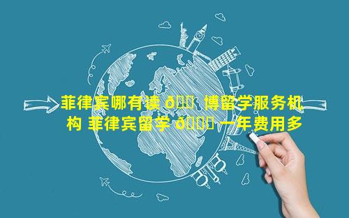 菲律宾哪有读 🐠 博留学服务机构 菲律宾留学 🐋 一年费用多少人民币